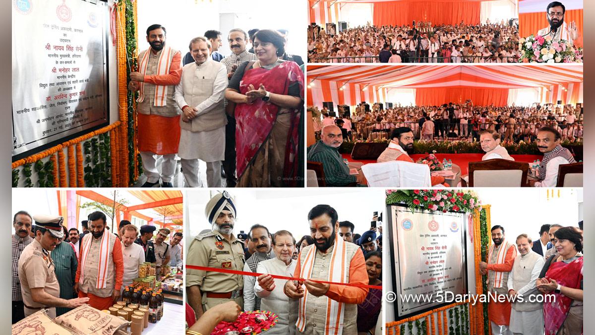 Nayab Singh Saini, Haryana, Bharatiya Janata Party, BJP, Haryana Chief Minister, Chief Minister of Haryana, BJP Haryana, Karnal, Dr Sumita Misra, Dr Arvind Kumar Sharma