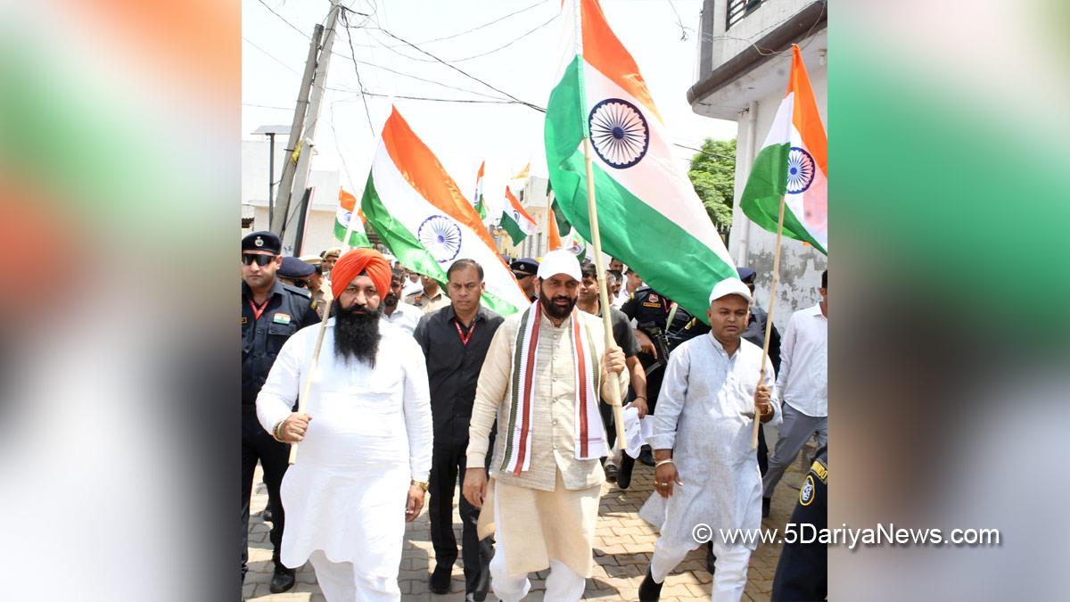Nayab Singh Saini, Haryana, Bharatiya Janata Party, BJP, Haryana Chief Minister, Chief Minister of Haryana, BJP Haryana, Subhash Sudha, Tiranga Yatra