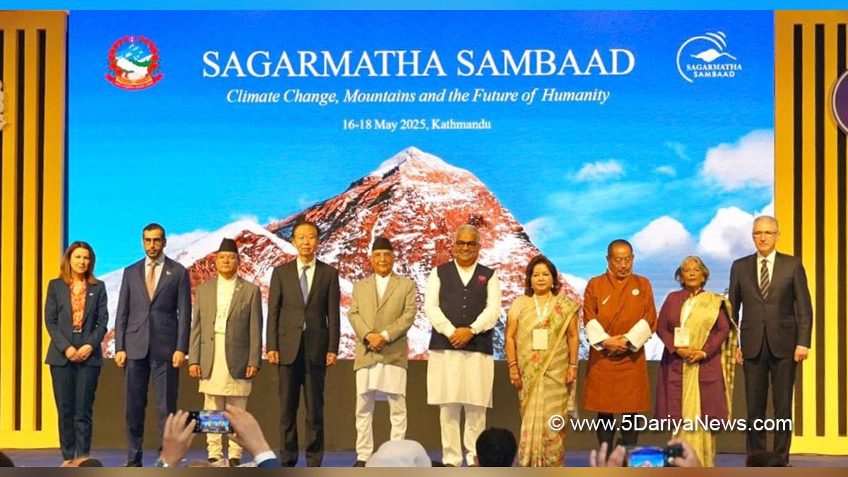 Bhupender Yadav, BJP, Bharatiya Janata Party, Union Minister for Environment Forest and Climate Change, Sagarmatha Sambaad, Climate Action, Mountain Conservation, Himalayas, Snow Leopard