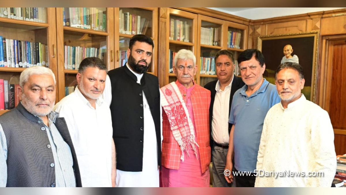 Manoj Sinha, Lieutenant Governor JK, Raj Bhavan, Jammu, Srinagar, Kashmir, Jammu And Kashmir, Anjuman Sharie Shian, Anjuman Sharie Shian