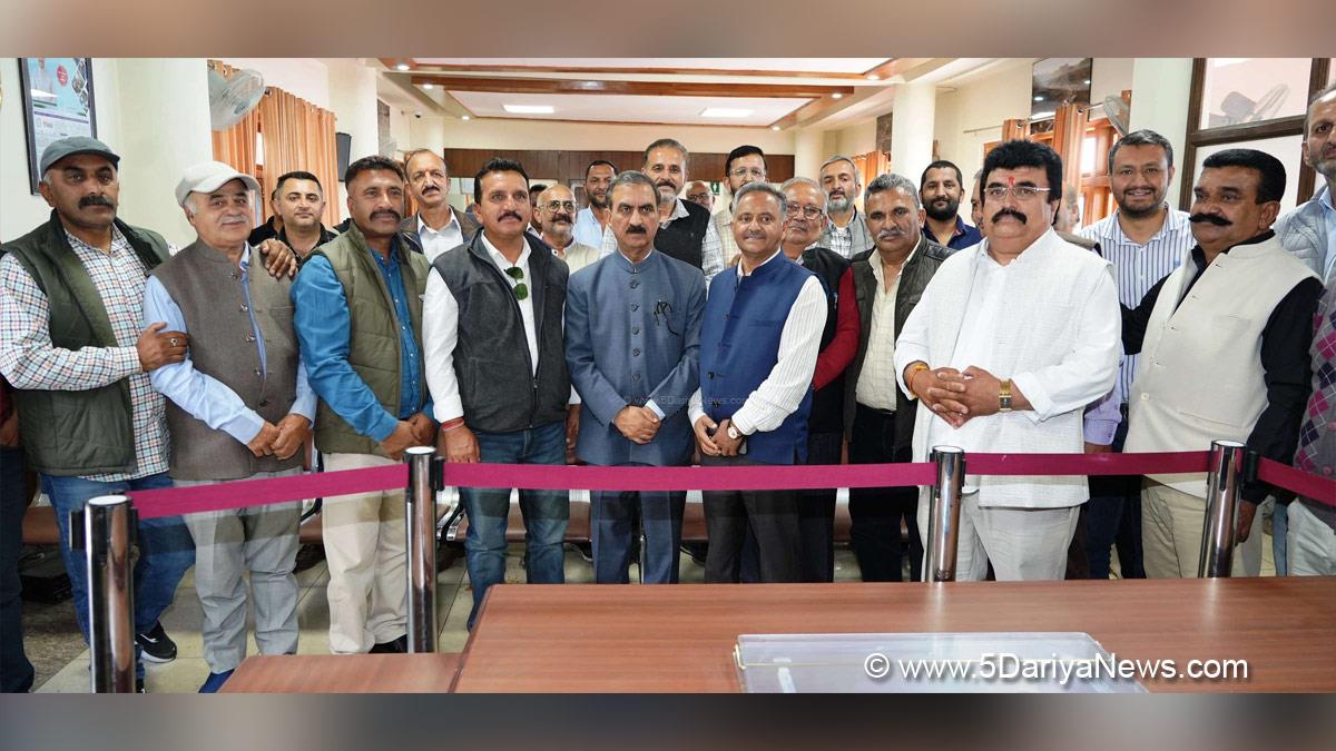 Sukhvinder Singh Sukhu, Himachal Pradesh, Himachal, Congress, Indian National Congress, Himachal Congress, Shimla, Chief Minister of Himachal Pradesh, Sanjay Awasthy,Naresh Chauhan