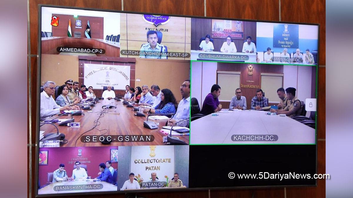 Bhupendra Patel, BJP, Bharatiya Janata Party, Gandhinagar, Gujarat, Indo Pak Border Tensions, India Pakistan Conflict, Pakistan Drone Attack, Indian Army Response, Line of Control, LoC, Indian Air Defence, Operation Sindoor, Pakistan Missile Strike