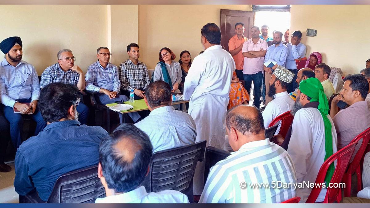 Rajesh Sharma, Rajesh Kumar Sharma, Samba, Deputy Commissioner Samba, Kashmir, Jammu And Kashmir, Jammu, District Administration Samba, Dharti Aaba Gram Utkarsh Abhiyan
