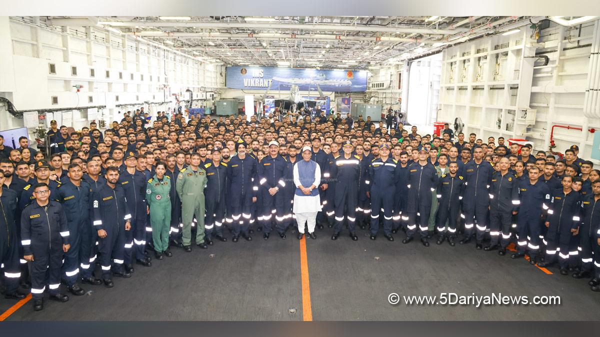 Rajnath Singh, Union Defence Minister, Defence Minister of India, BJP, Bharatiya Janata Party, India Navy, Operation Sindoor, INS Vikrant