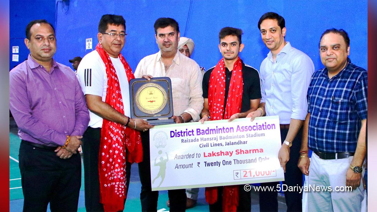 Vaneet Dhir, AAP, Aam Aadmi Party, Aam Aadmi Party Punjab, AAP Punjab, Victor Mini Punjab State Ranking Badminton Tournament, Jalandhar