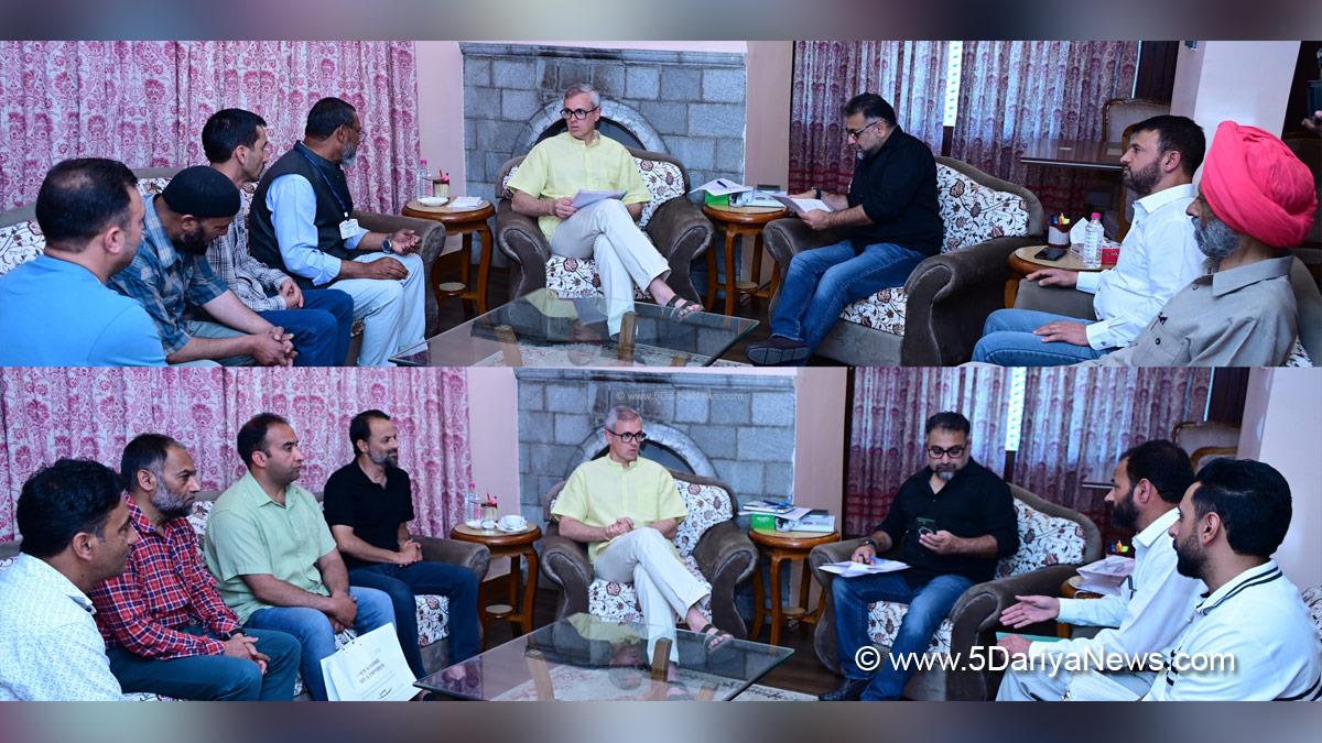 Omar Abdullah, Chief Minister of JK, Jammu and Kashmir National Conference, National Conference, Srinagar, Kashmir, Jammu And Kashmir, Jammu