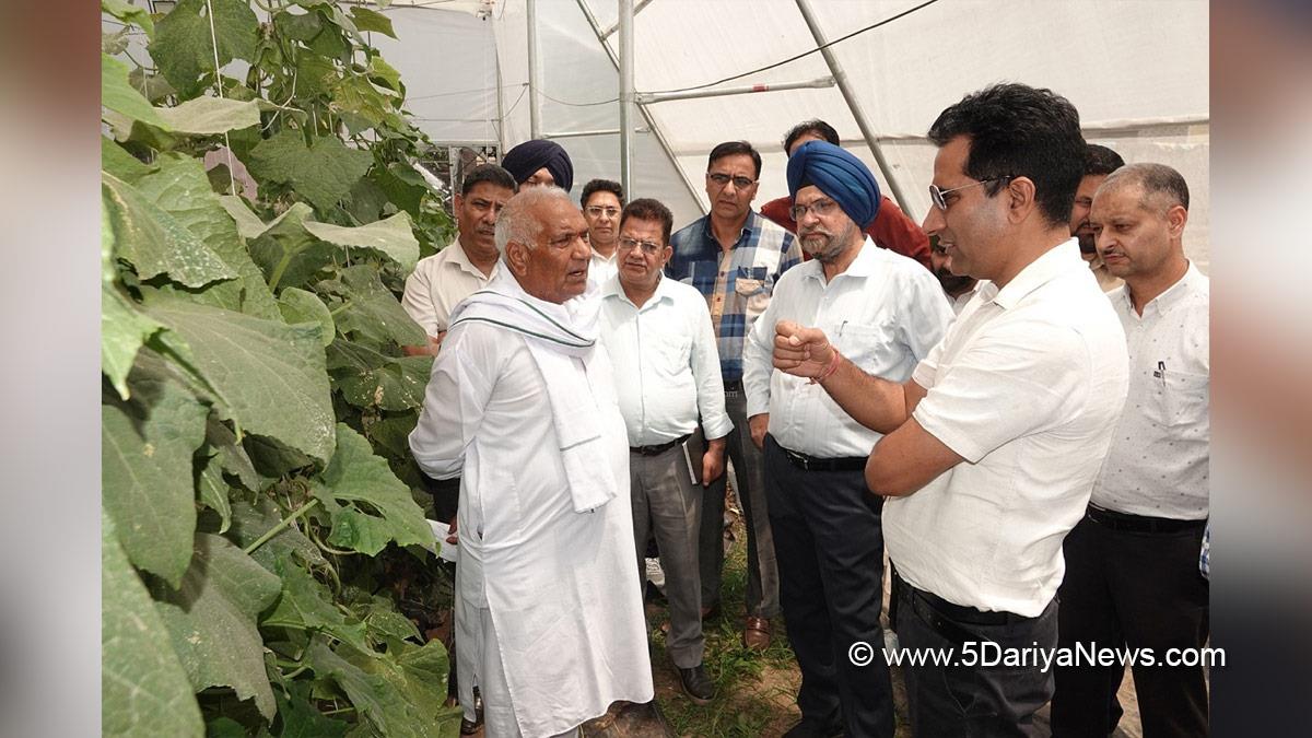 Arvinder Singh Reen, Agriculture, Director Agriculture Jammu, Srinagar, Kashmir, Jammu And Kashmir, Jammu, Kashmir Valley, Holistic Agriculture Development Programme, HADP, Sandeep Kumar