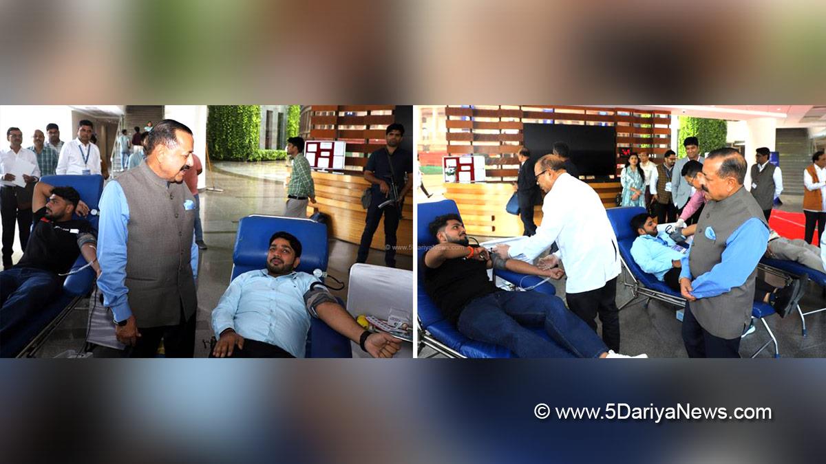 Dr Jitendra Singh, BJP, Bharatiya Janata Party, Blood Donation Camp, Blood Camp