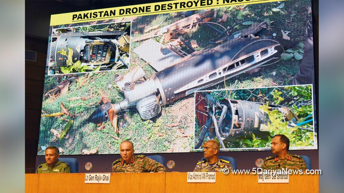 Military, Operation Sindoor, Border Security Force, BSF, India Pakistan Conflict, Pakistan Drone Attack, Indian Army Response, Line of Control, LoC, Indian Air Defence, Pakistan Missile Strike, Indo Pak Border Tensions, Director General of Military Operations, DGMO, Lt Gen Rajiv Ghai, Air Marshal AK Bharti
