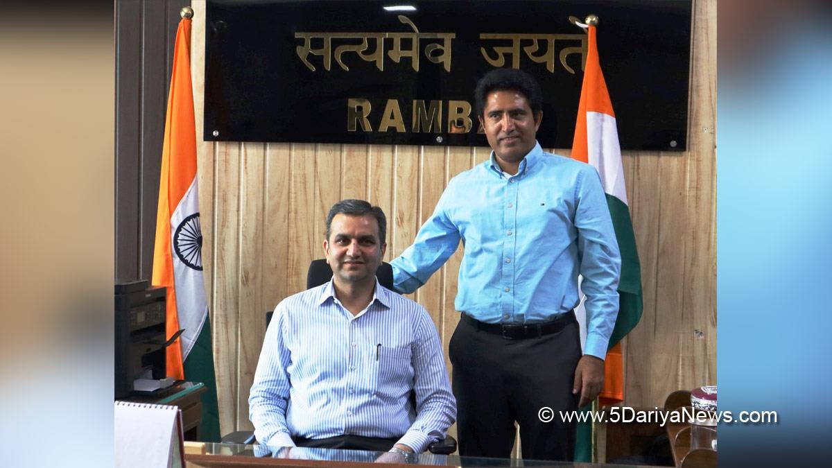 Mohammad Alyas Khan, Baseer ul Haq Chowdary, Ramban, Deputy Commissioner Ramban, Kashmir, Jammu And Kashmir, Jammu Kashmir, District Administration Ramban