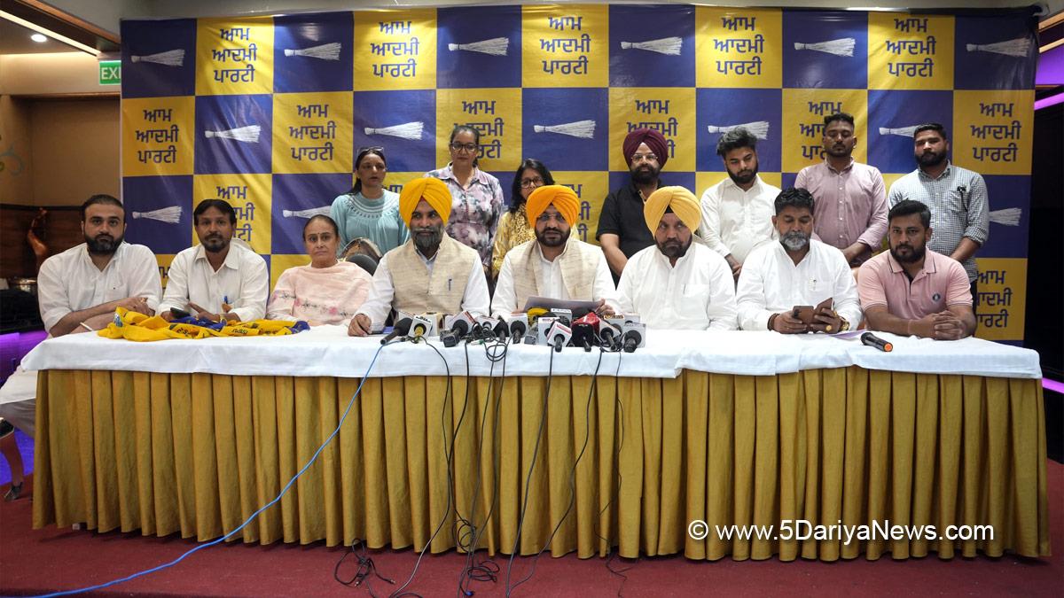 Sanjeev Arora, AAP, Aam Aadmi Party, Aam Aadmi Party Punjab, AAP Punjab,Tarunpreet Singh Sond, Harchand Singh Barsat, Dr Sunny Singh Ahluwalia, Sunny Singh Ahluwalia