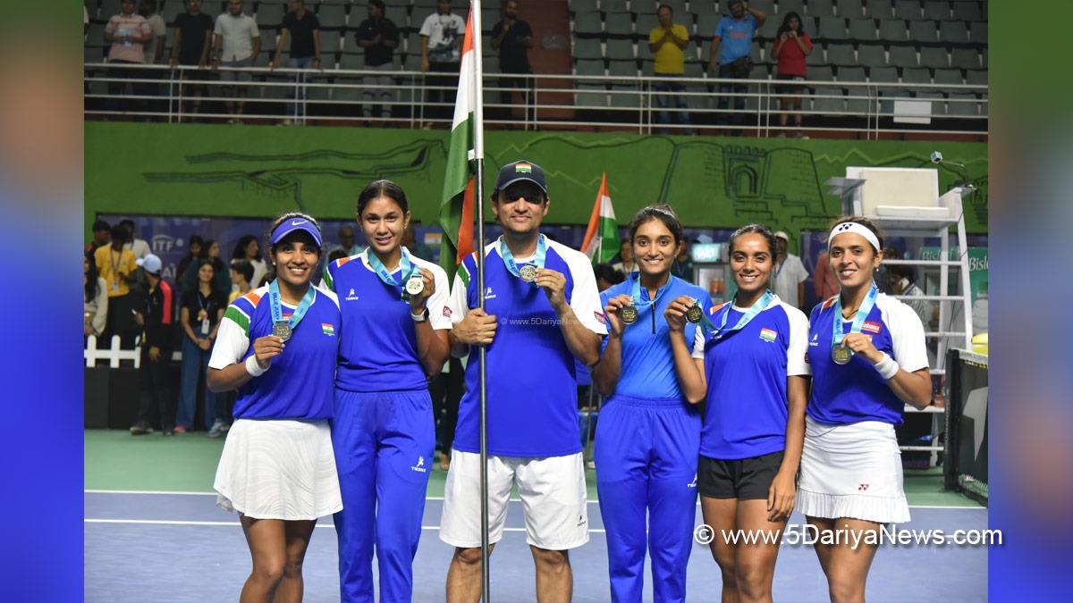 Sports News, Tennis, Karnataka State Lawn Tennis Association, KSLTA, Billie Jean King Cup Playoffs, SM Krishna Tennis Stadium
