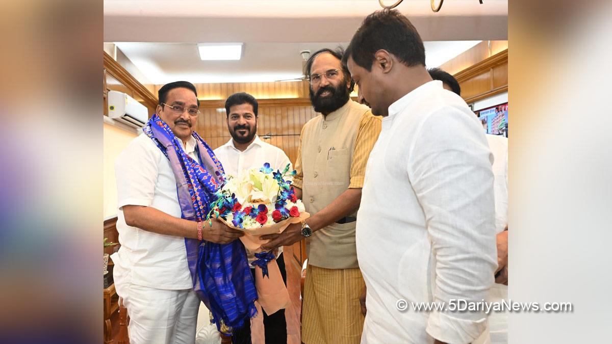 A Revanth Reddy, Anumula Revanth Reddy, Revanth Reddy, Telangana, Chief Minister of Telangana, Indian National Congress, Congress, All India Congress Committee, C R Paatil, Chandrakant Raghunath Paatil, Union Minister for Jal Shakti, BJP, Bharatiya Janata Party
