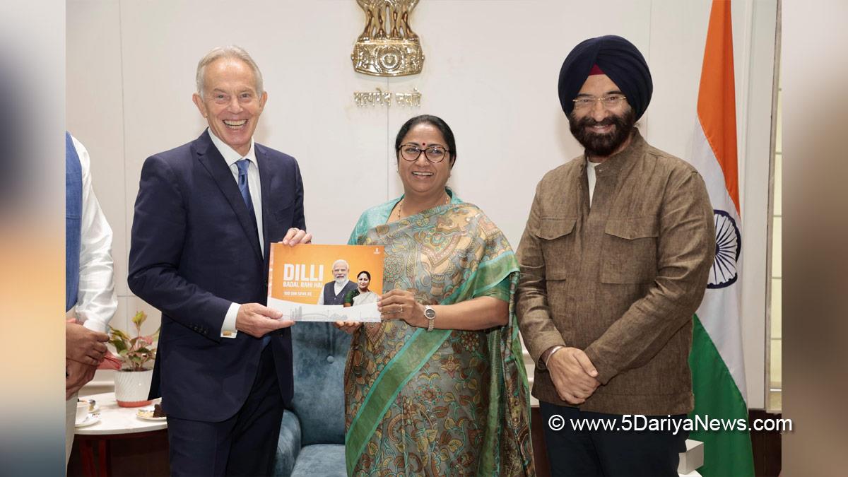 Rekha Gupta, Bharatiya Janata Party, BJP, BJP Delhi, Chief Minister of Delhi, Delhi CM, Tony Blair, Manjinder Singh Sirsa