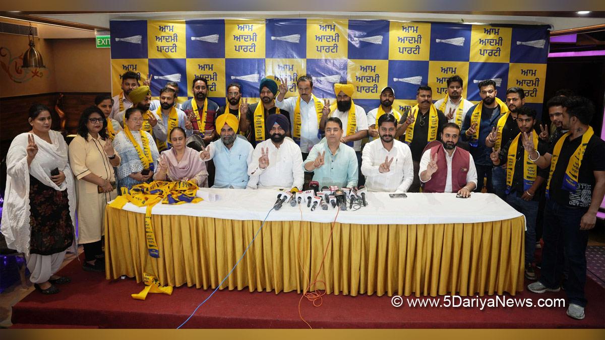 Sanjeev Arora, AAP, Aam Aadmi Party, Aam Aadmi Party Punjab, AAP Punjab, Aman Arora, Laljit Singh Bhullar, Shery Kalsi, Dr Sunny Singh Ahluwalia, Ludhiana