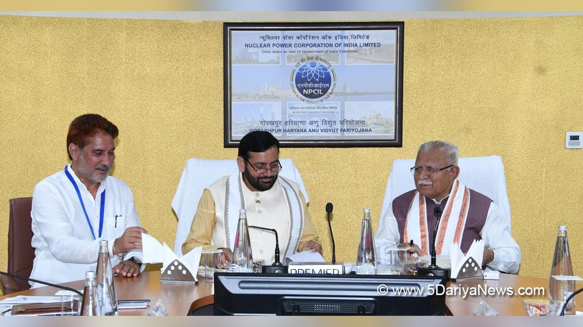 Manohar Lal Khattar, Union Minister of Power and Minister of Housing and Urban Affairs, Ministry of Power and Minister of Housing and Urban Affairs, BJP, Bharatiya Janata Party, Nayab Singh Saini, Haryana, Haryana Chief Minister, Chief Minister of Haryana, BJP Haryana