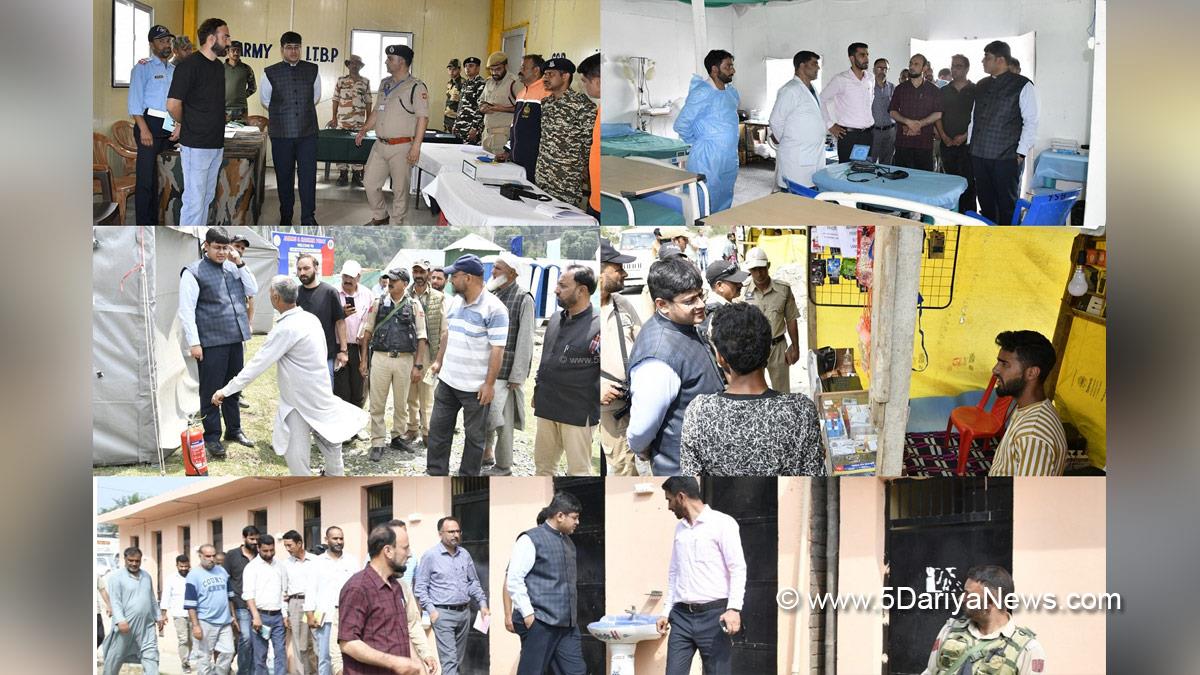 Jatin Kishore, Ganderbal, Deputy Commissioner Ganderbal, Kashmir, Jammu And Kashmir, Jammu, District Administration Ganderbal, Shri Amarnath Ji Yatra, Shri Amarnathji Yatra 2025, Amarnathji Yatra, Amarnathji Yatra 2025, Shri Amarnath Ji Pilgrimage, Shri Amarnathji Shrine Board, SASB, SANJY 2025