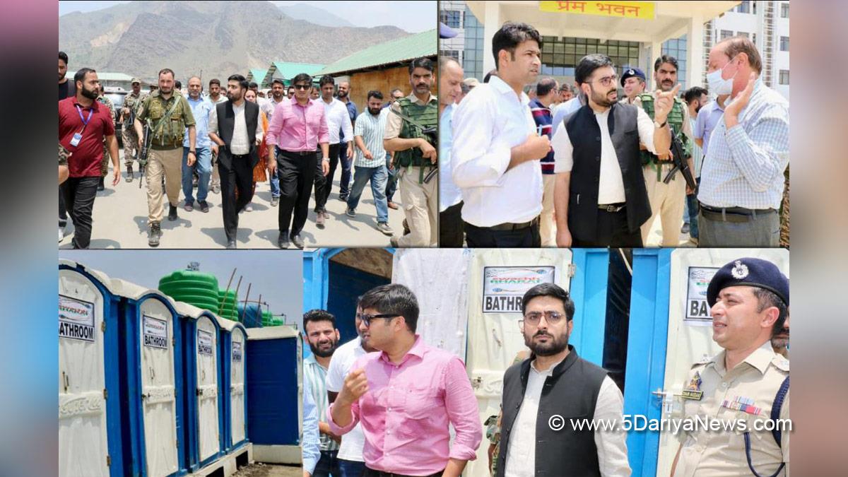 Akshay Labroo, Srinagar, Deputy Commissioner Srinagar, Kashmir, Jammu And Kashmir, District Administration Srinagar, Faz Lul Haseeb, Commissioner SMC, Srinagar Municipal Corporation, SMC, Shri Amarnath Ji Yatra, Shri Amarnathji Yatra 2025, Amarnathji Yatra, Amarnathji Yatra 2025, Shri Amarnath Ji Pilgrimage, Shri Amarnathji Shrine Board, SASB, SANJY 2025