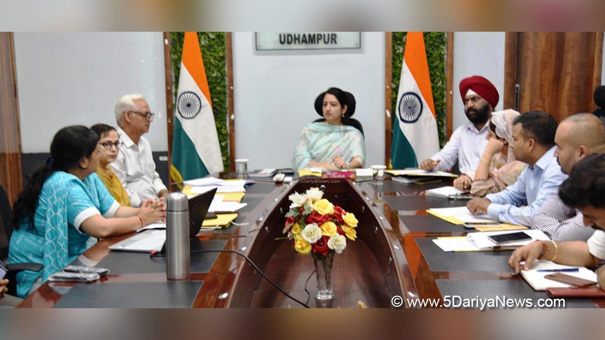 Saloni Rai, Udhampur, DDC Udhampur, District Development Commissioner Udhampur, Kashmir, Jammu And Kashmir, Jammu, District Administration Udhampur