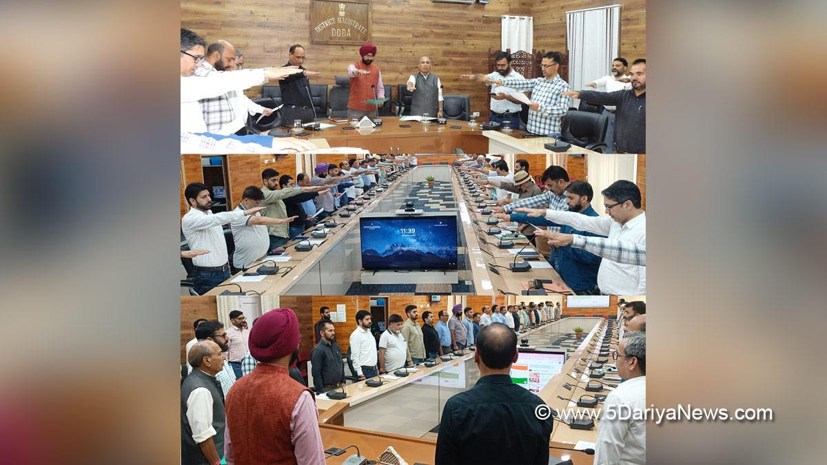 Harvinder Singh, Doda, Deputy Commissioner Doda, Kashmir, Jammu And Kashmir, Jammu, District Administration Doda, Samvidhan Hatya Diwas