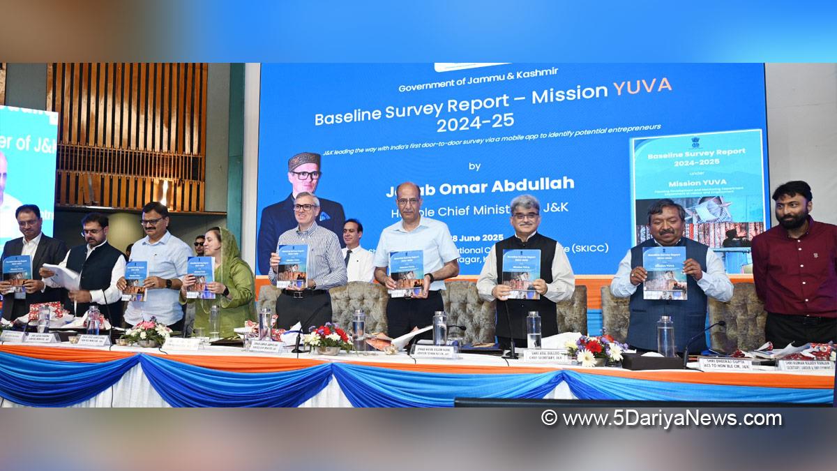 Omar Abdullah, Chief Minister of JK, Jammu and Kashmir National Conference, National Conference, Srinagar, Kashmir, Jammu And Kashmir, Jammu, Sher e Kashmir International Convention Centre, SKICC, Mission YUVA, Sakeena Itoo, Javed Ahmed Rana, Javed Rana, Satish Sharma, Nasir Aslam Wani, Atal Dulloo, Dheeraj Gupta