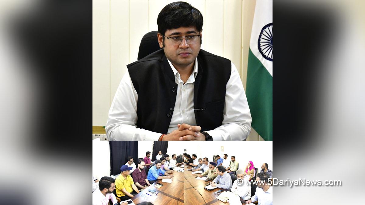 Jatin Kishore, Ganderbal, Deputy Commissioner Ganderbal, Kashmir, Jammu And Kashmir, Jammu, District Administration Ganderbal, Shri Amarnath Ji Yatra, Shri Amarnathji Yatra 2025, Amarnathji Yatra, Amarnathji Yatra 2025, Shri Amarnath Ji Pilgrimage, Shri Amarnathji Shrine Board, SASB, SANJY 2025