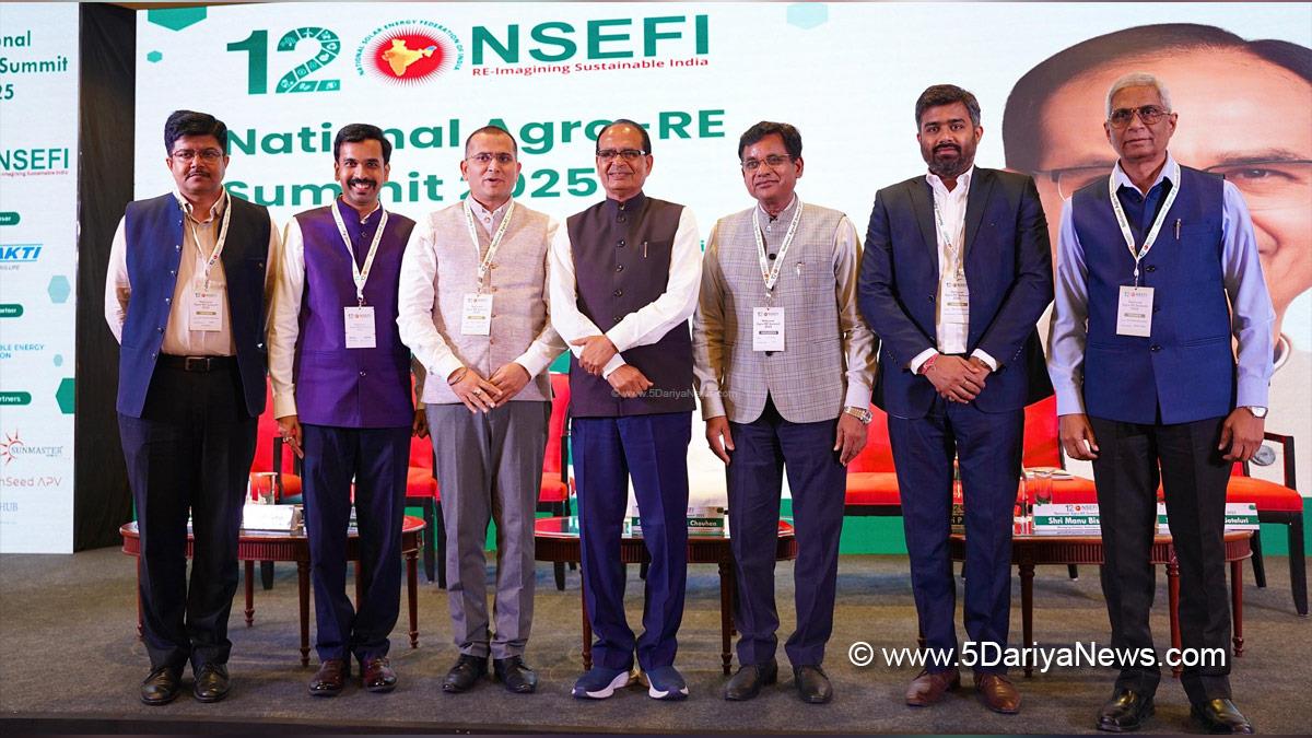 Shivraj Singh Chouhan, Shivraj Chauhan, BJP, Bharatiya Janata Party, National Agriculture Renewable Energy Conference 2025, National Agro RE Summit 2025, National Solar Energy Federation of India, NSEFI