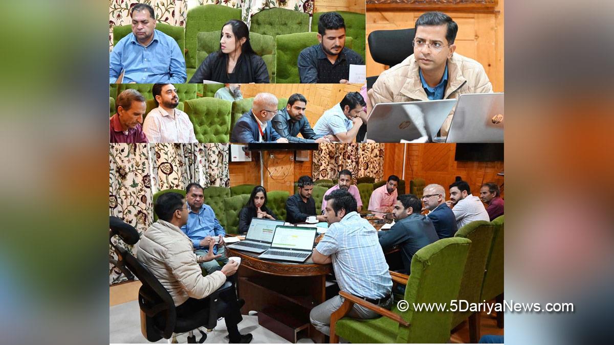 Shishir Gupta, Shopian, DDC Shopian, District Development Commissioner Shopian, Kashmir, Jammu And Kashmir, Jammu, District Administration Shopian, District Level Implementation Committee, DLIC