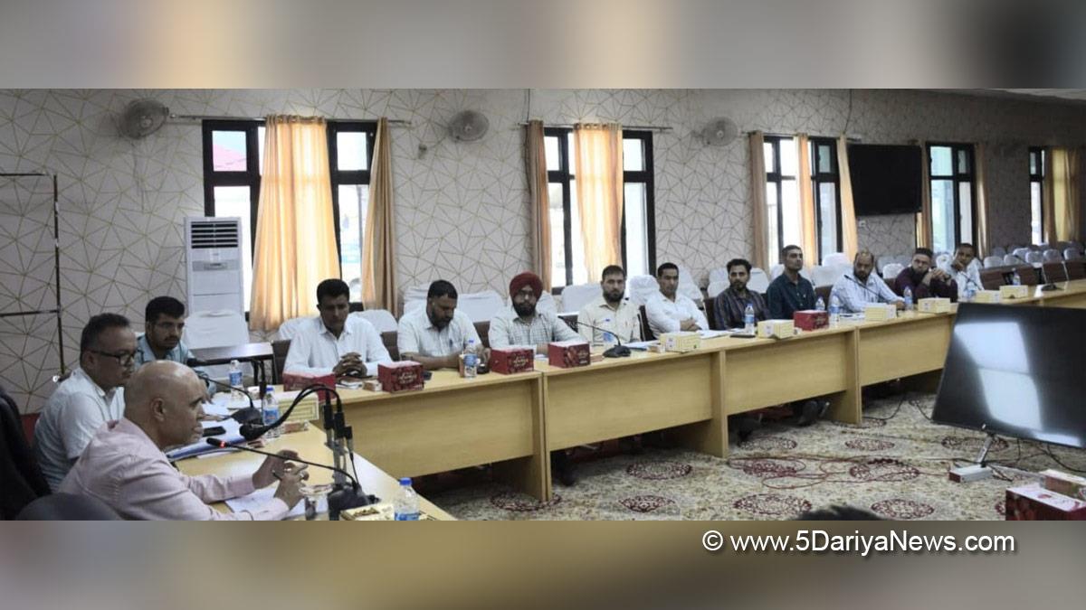 Pankaj Kumar Sharma, Kishtwar, DDC Kishtwar, District Development Commissioner Kishtwar, Kashmir, Jammu And Kashmir, Jammu, District Administration Kishtwar, District Level Review Committee, DLRC