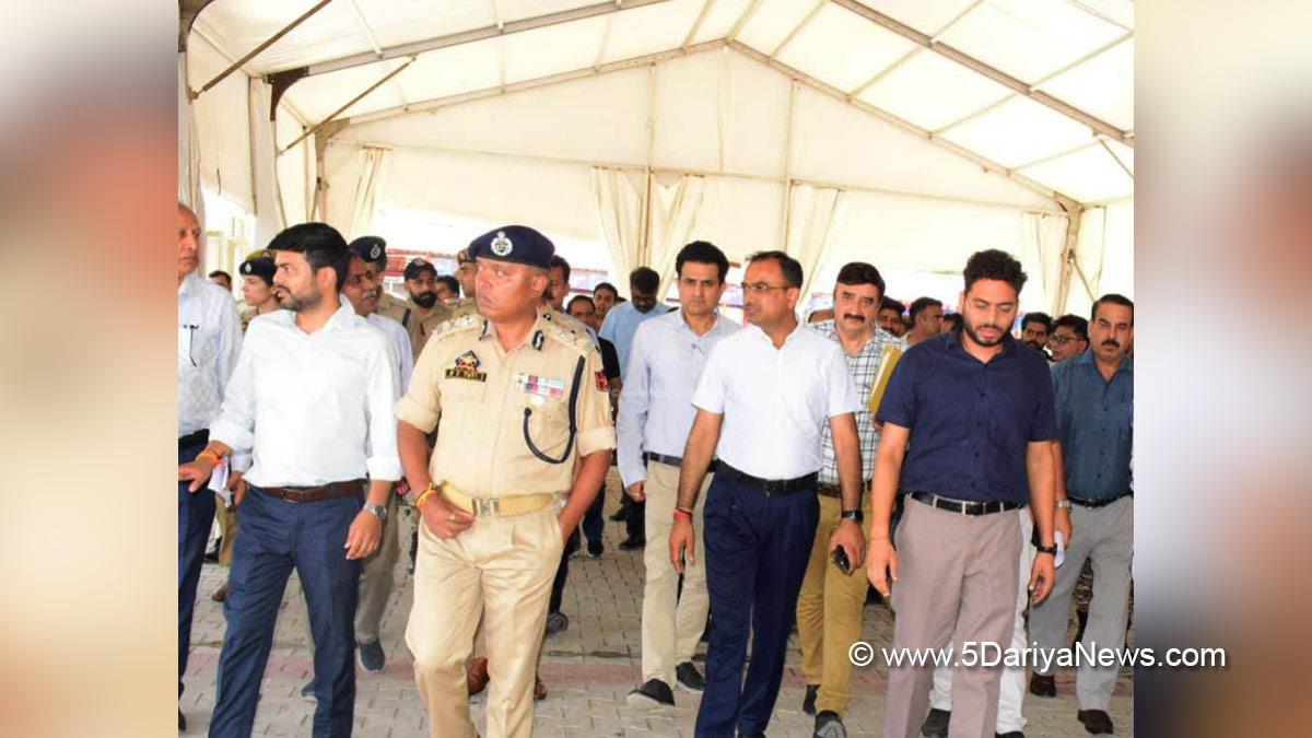 Ramesh Kumar, Jammu, DDC Jammu, Divisional Commissioner Jammu, Kashmir, Jammu And Kashmir, District Administration Jammu, Sachin Kumar Vaishya, DC Jammu, Sachin Kumar Vaishay, Deputy Commissioner Jammu, IGP Jammu, Bhim Sen Tuti, Shri Amarnath Ji Yatra, Shri Amarnathji Yatra 2025, Amarnathji Yatra, Amarnathji Yatra 2025, Shri Amarnath Ji Pilgrimage, Shri Amarnathji Shrine Board, SASB, SANJY 2025
