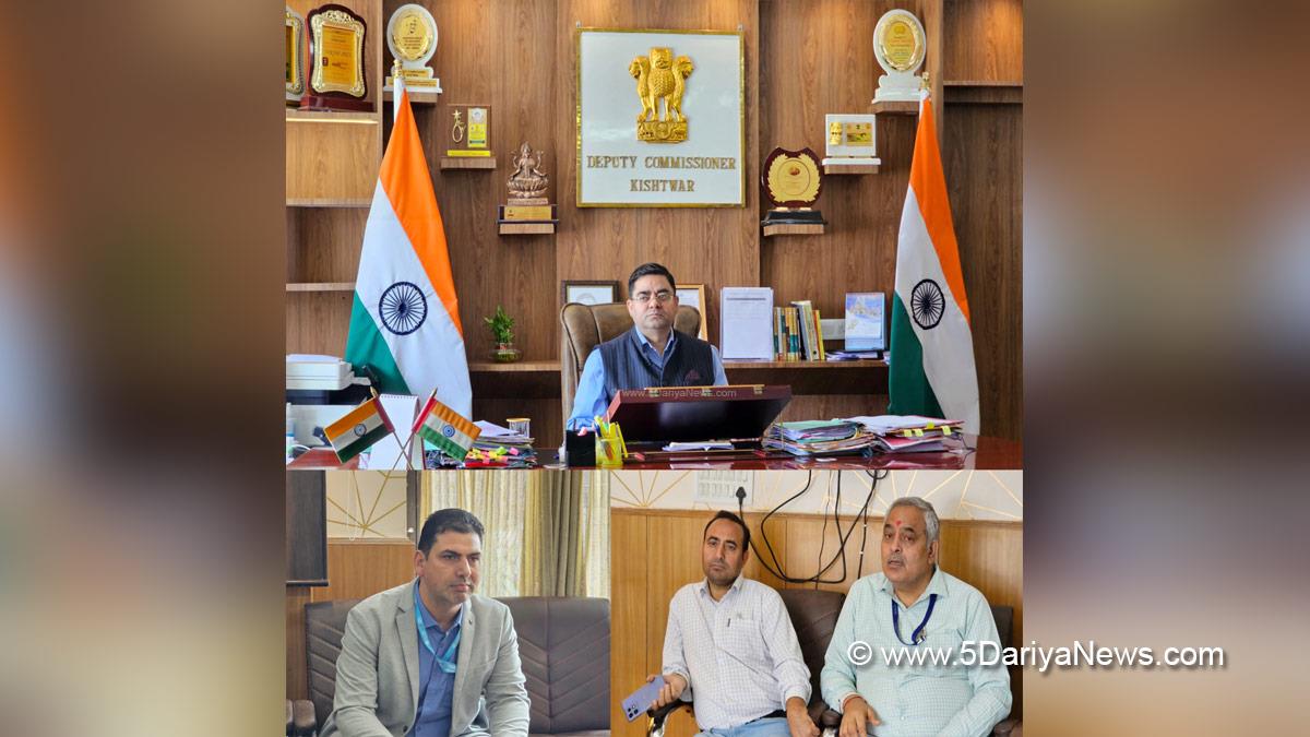 Rajesh Kumar Shavan, Kishtwar, DDC Kishtwar, District Development Commissioner Kishtwar, Kashmir, Jammu And Kashmir, Jammu, District Administration Kishtwar