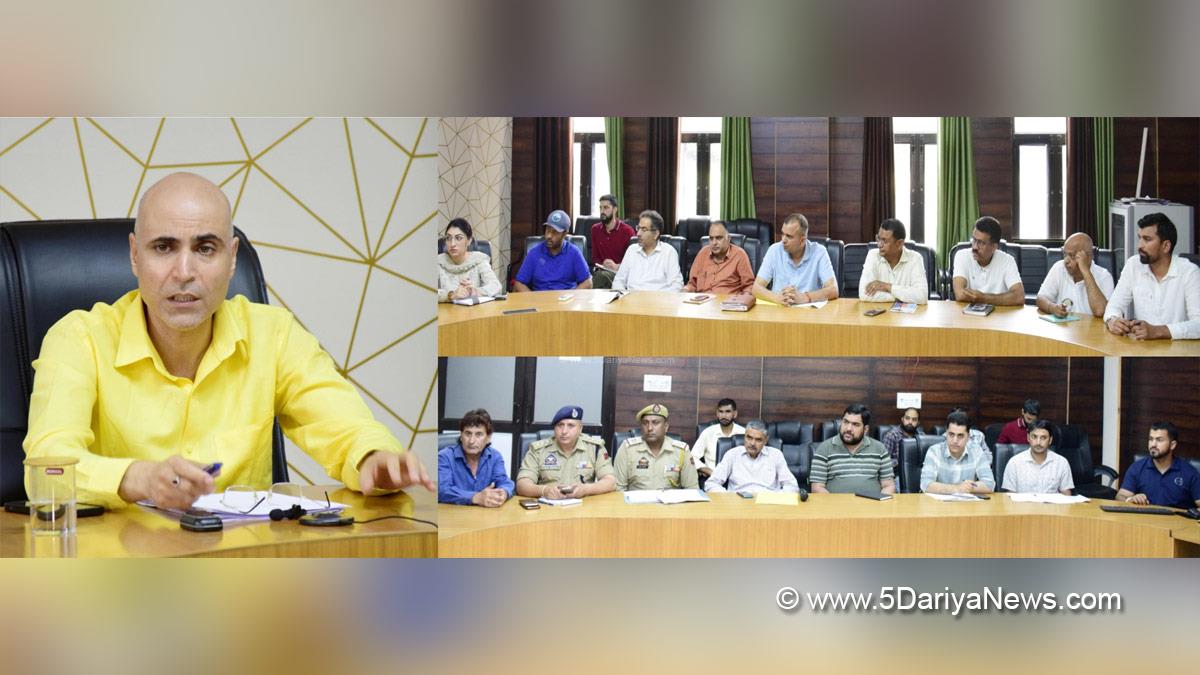 Pankaj Kumar Sharma, Kishtwar, DDC Kishtwar, District Development Commissioner Kishtwar, Kashmir, Jammu And Kashmir, Jammu, District Administration Kishtwar