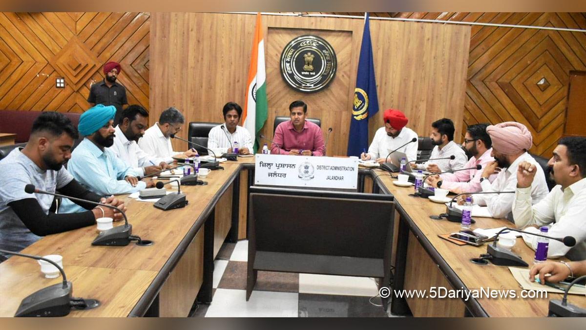 Himanshu Aggarwal, Dr Himanshu Aggarwal, DC Jalandhar, Jalandhar, Deputy Commissioner Jalandhar