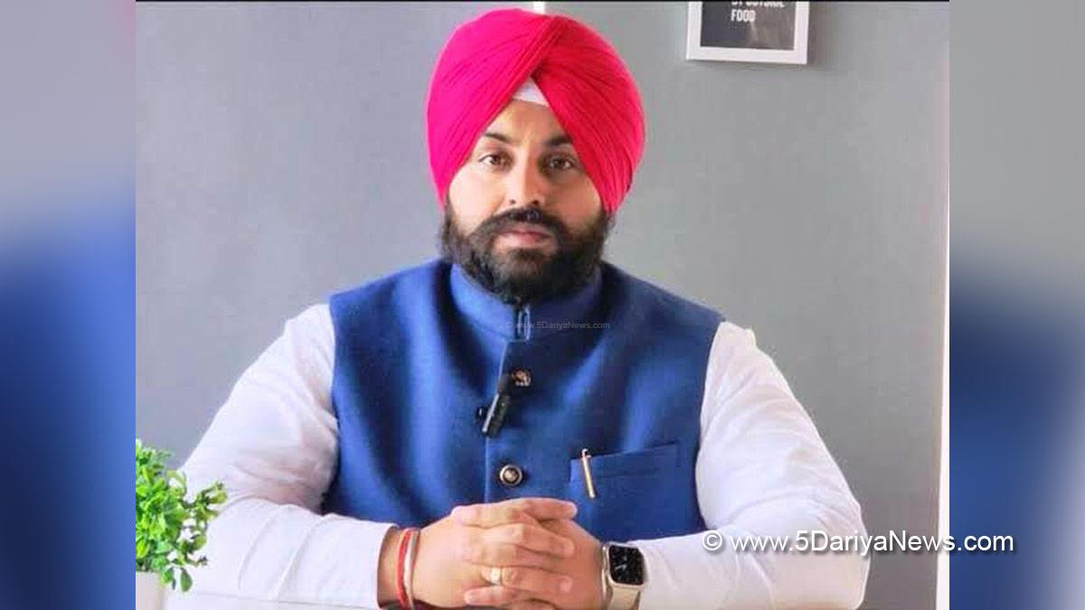 Harjot Singh Bains, AAP, Aam Aadmi Party, Aam Aadmi Party Punjab, AAP Punjab, Government of Punjab, Punjab Government