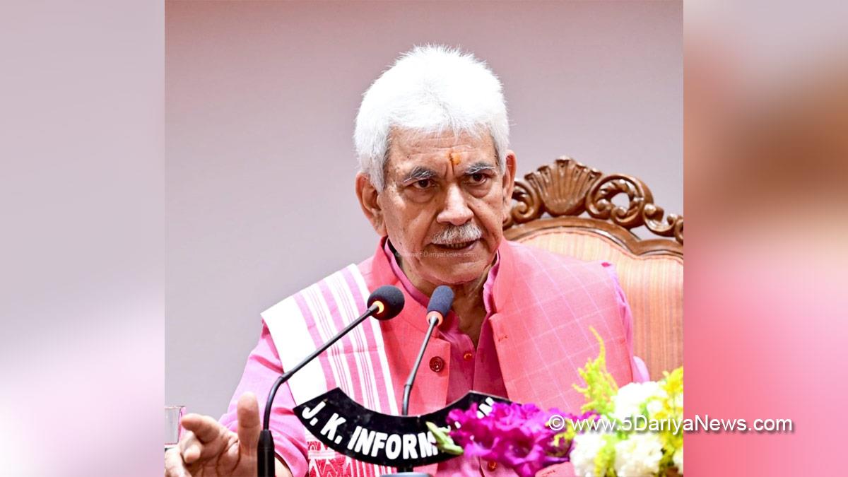 Manoj Sinha, Lieutenant Governor JK, Raj Bhavan, Jammu, Srinagar, Kashmir, Jammu And Kashmir