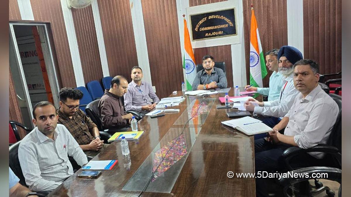 Abhishek Sharma, Rajouri, DDC Rajouri, District Development Commissioner Rajouri, Kashmir, Jammu And Kashmir, Jammu, District Administration Rajouri, District Level Implementation Committee, DLIC