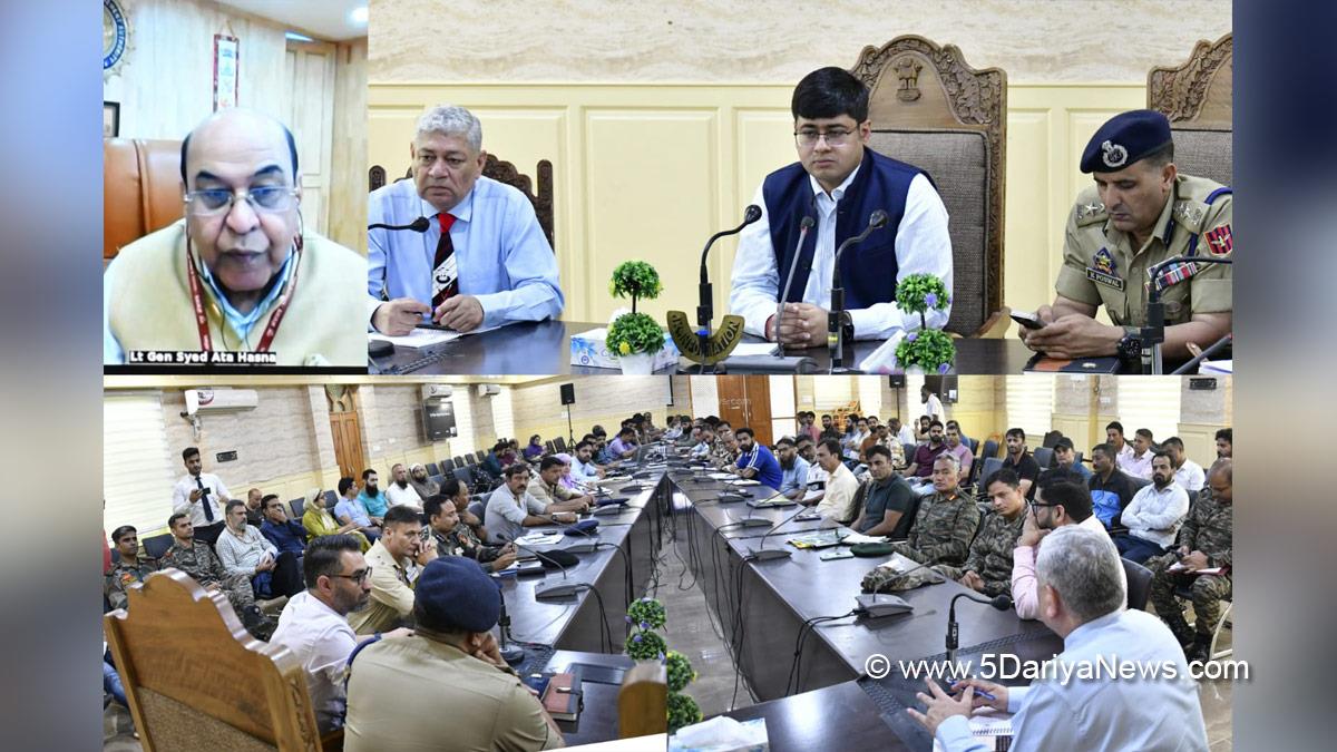 Jatin Kishore, Ganderbal, Deputy Commissioner Ganderbal, Kashmir, Jammu And Kashmir, Jammu, District Administration Ganderbal, National Disaster Management Authority, NDMA, Shri Amarnath Ji Yatra, Shri Amarnathji Yatra 2025, Amarnathji Yatra, Amarnathji Yatra 2025, Shri Amarnath Ji Pilgrimage, Shri Amarnathji Shrine Board, SASB, SANJY 2025