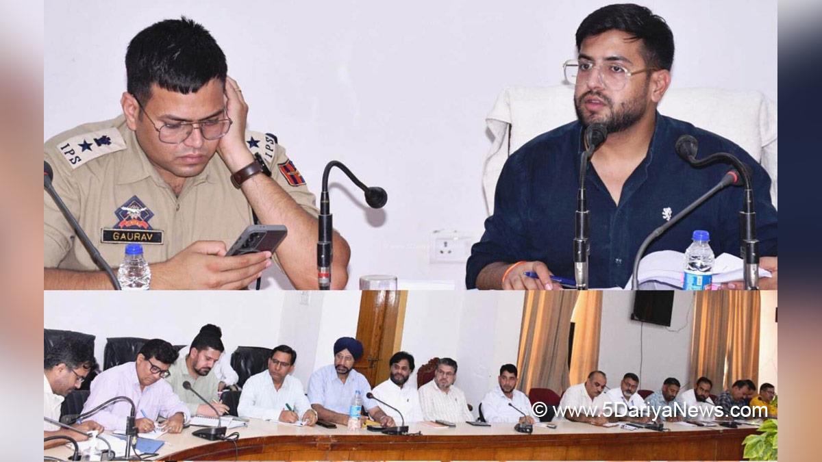 Abhishek Sharma, Rajouri, DDC Rajouri, District Development Commissioner Rajouri, Kashmir, Jammu And Kashmir, Jammu, District Administration Rajouri