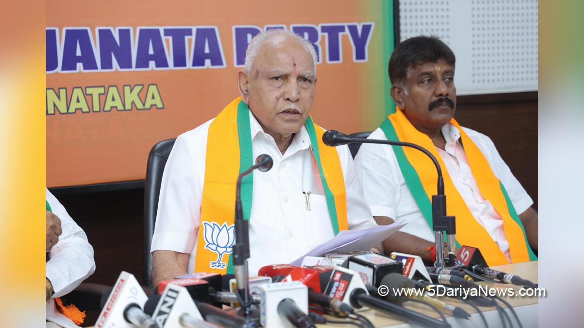 BS Yeddyurappa, Bengaluru, Karnataka, BJP, Bharatiya Janata Party