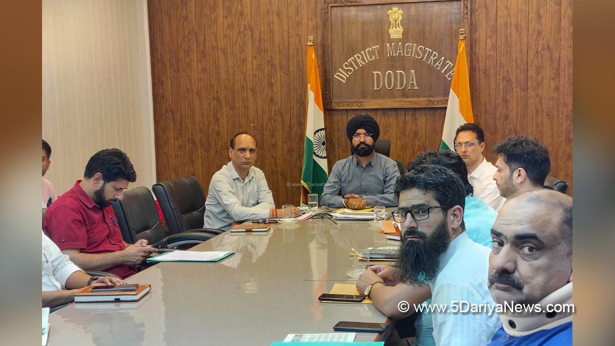 Harvinder Singh, Doda, Deputy Commissioner Doda, Kashmir, Jammu And Kashmir, Jammu, District Administration Doda, District Level Implementation Committee, DLIC