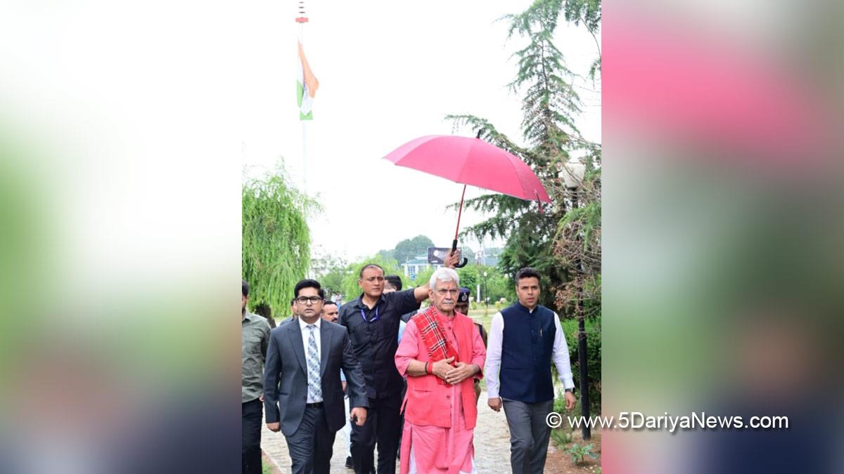 Manoj Sinha, Lieutenant Governor JK, Raj Bhavan, Jammu, Srinagar, Kashmir, Jammu And Kashmir, Dr Bilal Mohi Ud Din Bhat, Deputy Commissioner Srinagar, Dr Owais Ahmad, Dr Owais Ahmed, Srinagar Municipal Corporation, SMC