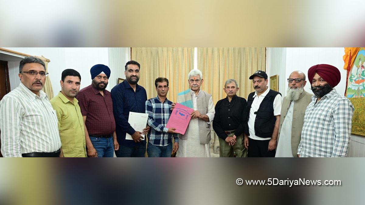 Manoj Sinha, Lieutenant Governor JK, Raj Bhavan, Jammu, Srinagar, Kashmir, Jammu And Kashmir
