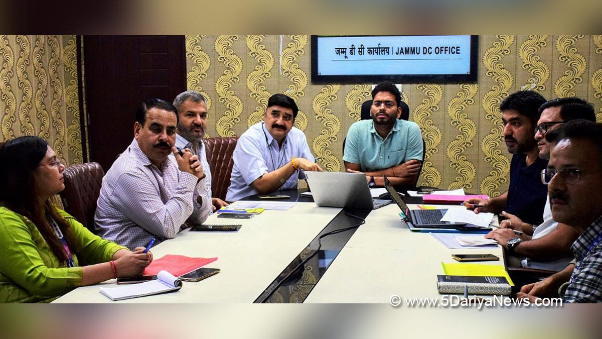 Sachin Kumar Vaishya, Jammu, Sachin Kumar Vaishay, Deputy Commissioner Jammu, Kashmir, Jammu And Kashmir, District Administration Jammu