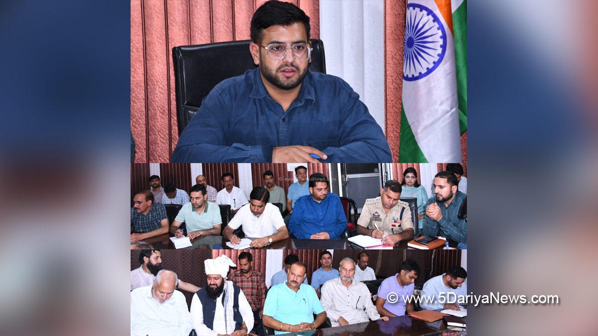 Abhishek Sharma, Rajouri, DDC Rajouri, District Development Commissioner Rajouri, Kashmir, Jammu And Kashmir, Jammu, District Administration Rajouri