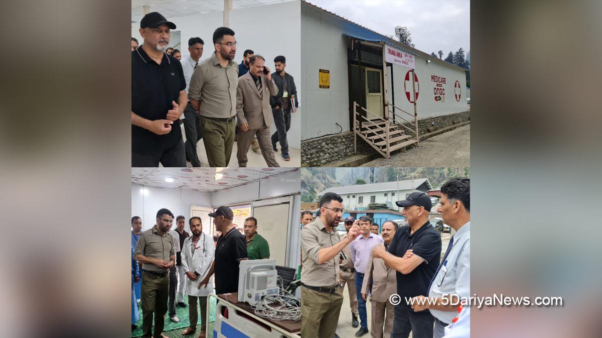 Dr Syed Abid Rasheed, Dr Syed Abid Rasheed Shah, Secretary, Health and Medical Education, Srinagar, Kashmir, Jammu And Kashmir, Jammu, Shri Amarnath Ji Yatra, Shri Amarnathji Yatra 2025, Amarnathji Yatra, Amarnathji Yatra 2025, Shri Amarnath Ji Pilgrimage, Shri Amarnathji Shrine Board, SASB, SANJY 2025