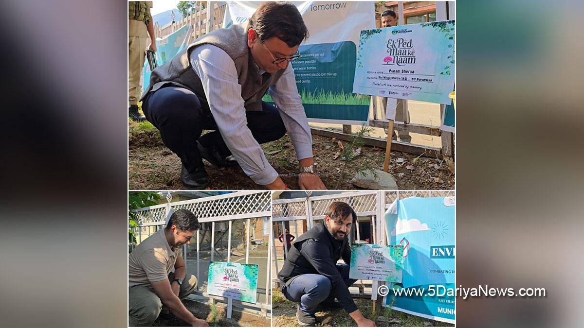 Minga Sherpa, Baramulla, DDC Baramulla, Deputy Commissioner Baramulla, Kashmir, Jammu And Kashmir, Jammu, District Administration Baramulla, World Environment Day, World Environment Day 2025, Municipal Council Baramulla