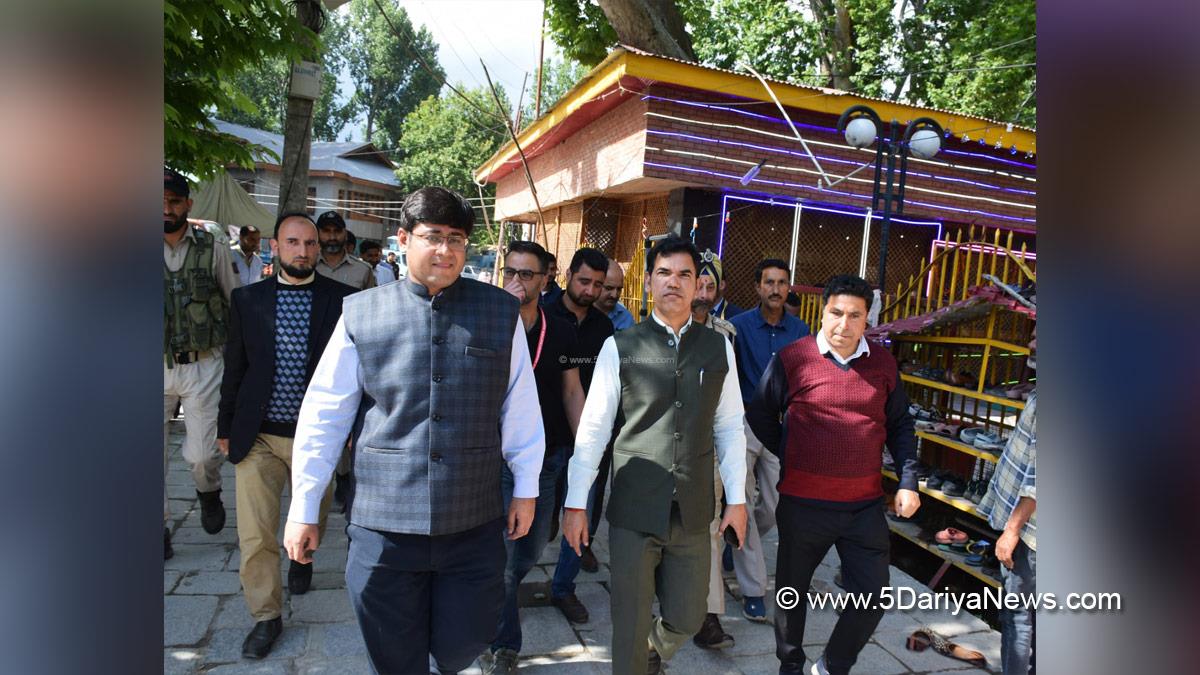 Vijay Kumar Bidhuri, Srinagar, DDC Kashmir, Divisional Commissioner Kashmir, Jammu, Kashmir, Jammu And Kashmir, District Administration Srinagar, Mata Kheerbhawani Mela 2025, Jatin Kishore, Ganderbal, Deputy Commissioner Ganderbal