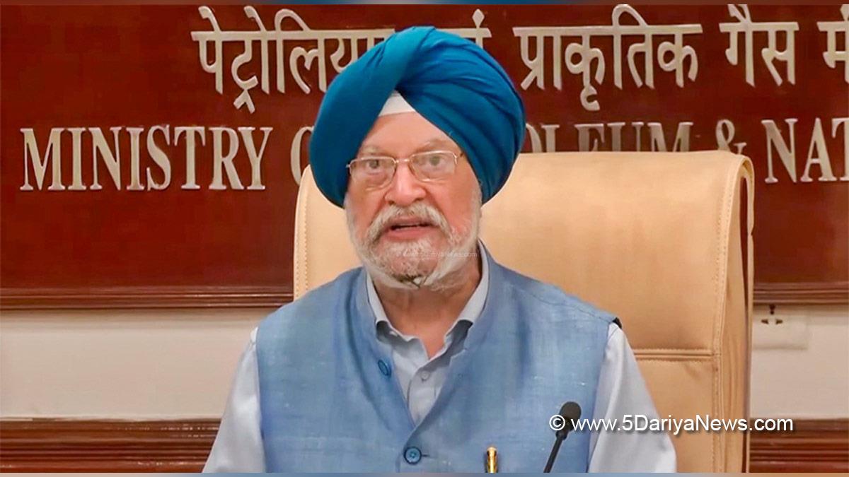 Hardeep Singh Puri, BJP, Bharatiya Janata Party, Minister of Petroleum and Natural Gas, Ministry of Petroleum and Natural Gas
