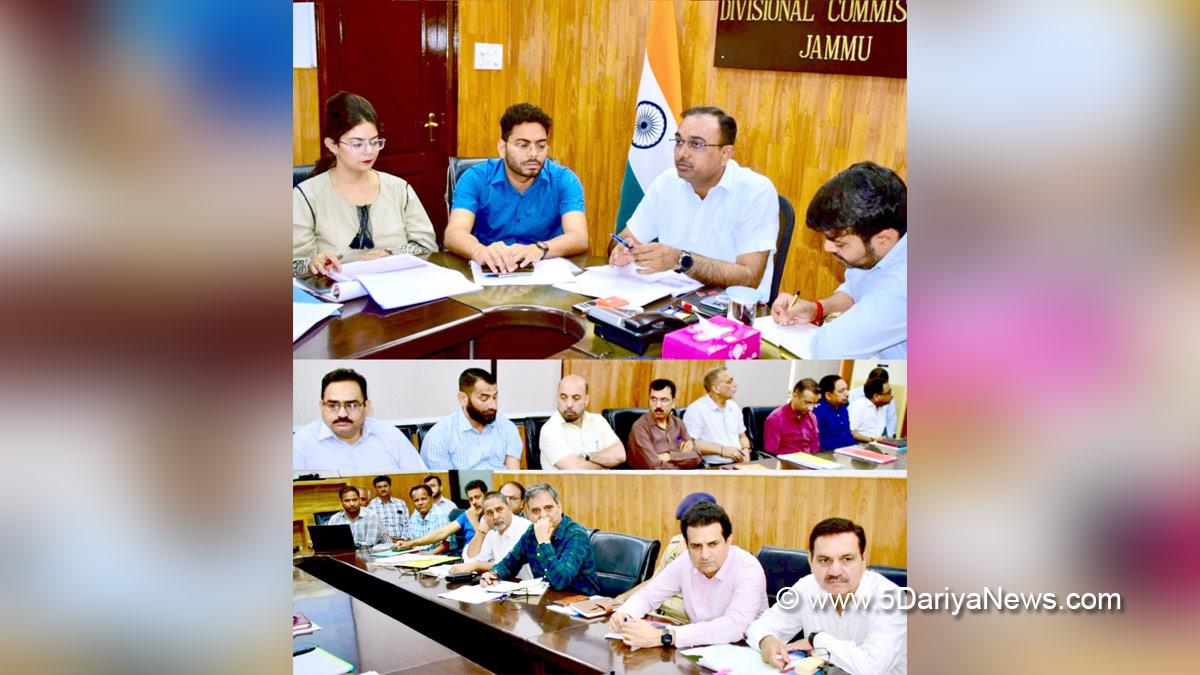 Ramesh Kumar, Jammu, DDC Jammu, Divisional Commissioner Jammu, Kashmir, Jammu And Kashmir, District Administration Jammu, Sachin Kumar Vaishya, Sachin Kumar Vaishay, Deputy Commissioner Jammu