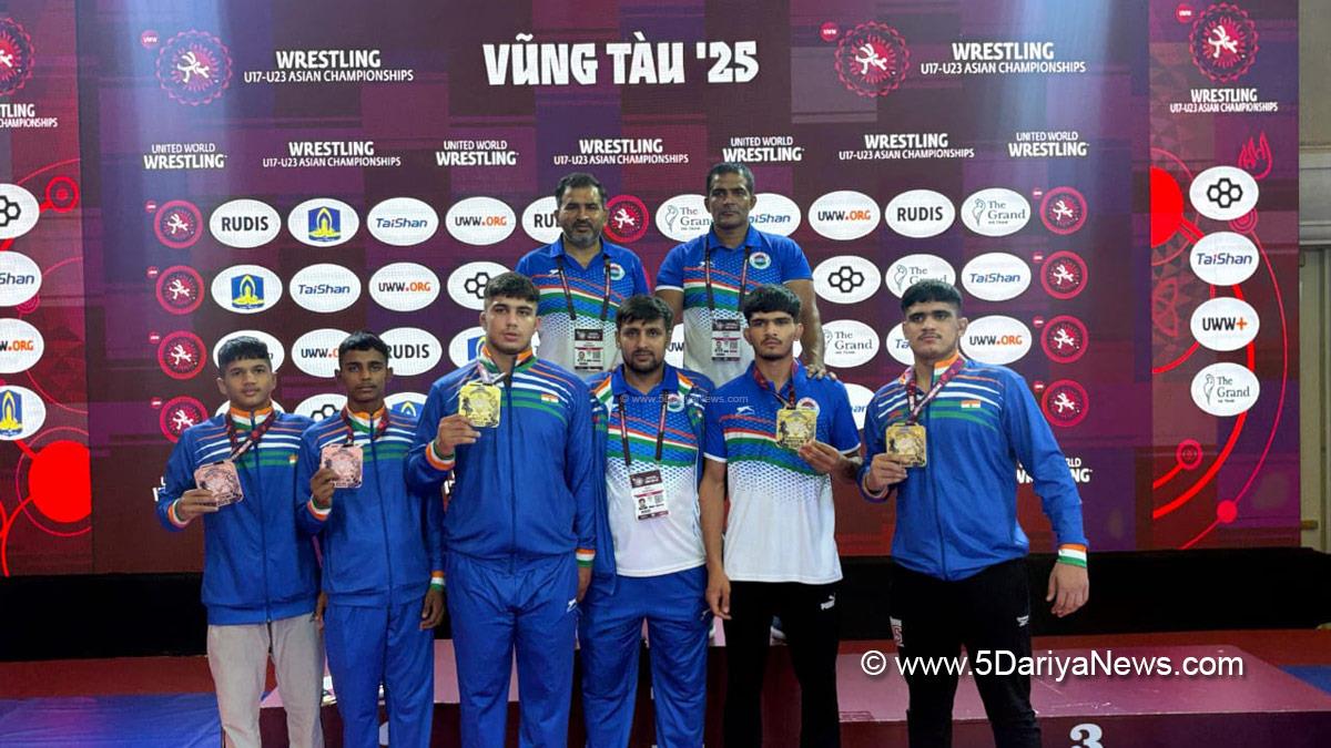 Sports News, Wrestling, Under 17 Asian Wrestling Championship, Wrestling Federation of India, WFI